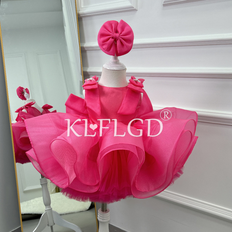 Toddler Girl Tulle Party Dress - فستان حفلات للأطفال الصغار من KLFLGD