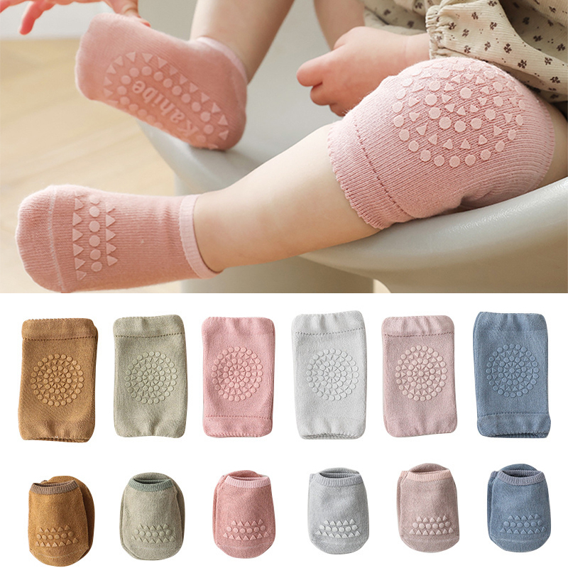 Unisex Baby Socks Non Slip - سلامة الطفل منصات الركبة الجوارب مجموعة