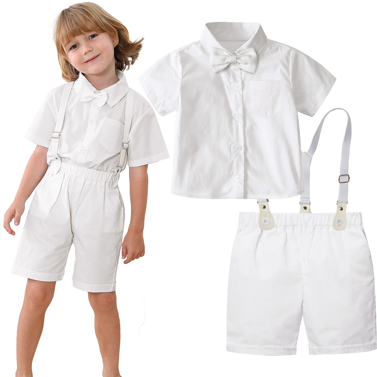 Baby Boy Suit Set Baptism - ملابس تعميد للأولاد ، ملابس صيفية