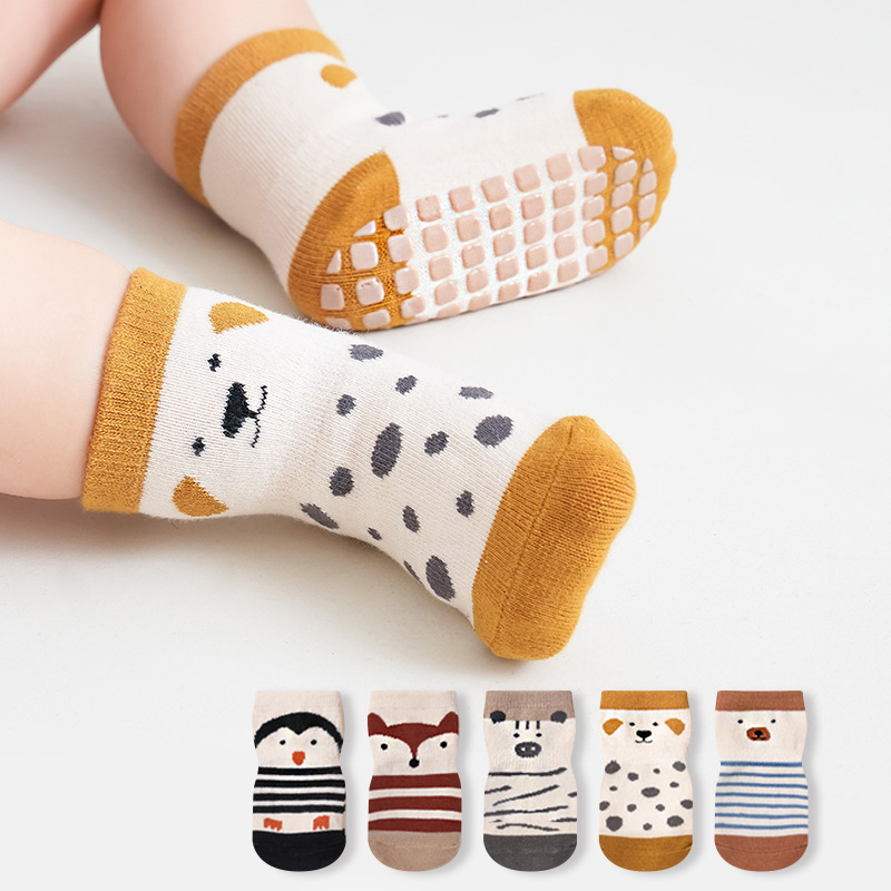 أزياء الطفل الطابق الجوارب لطي - مراجعة Unisex Baby Socks Non Slip وسعره
