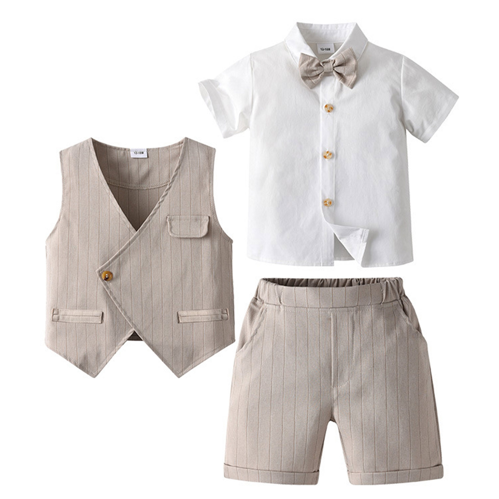 طفل الفتيان الملابس السادة الب - مراجعة Baby Boy Suit Set Baptism وسعره