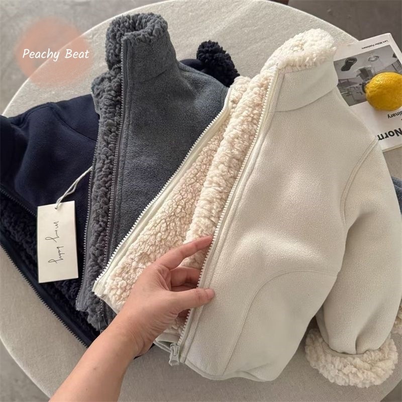 جاكيت فرو صناعي أنيق للأطفال ا - مراجعة Toddler Boy Winter Fleece Jacket وسعره