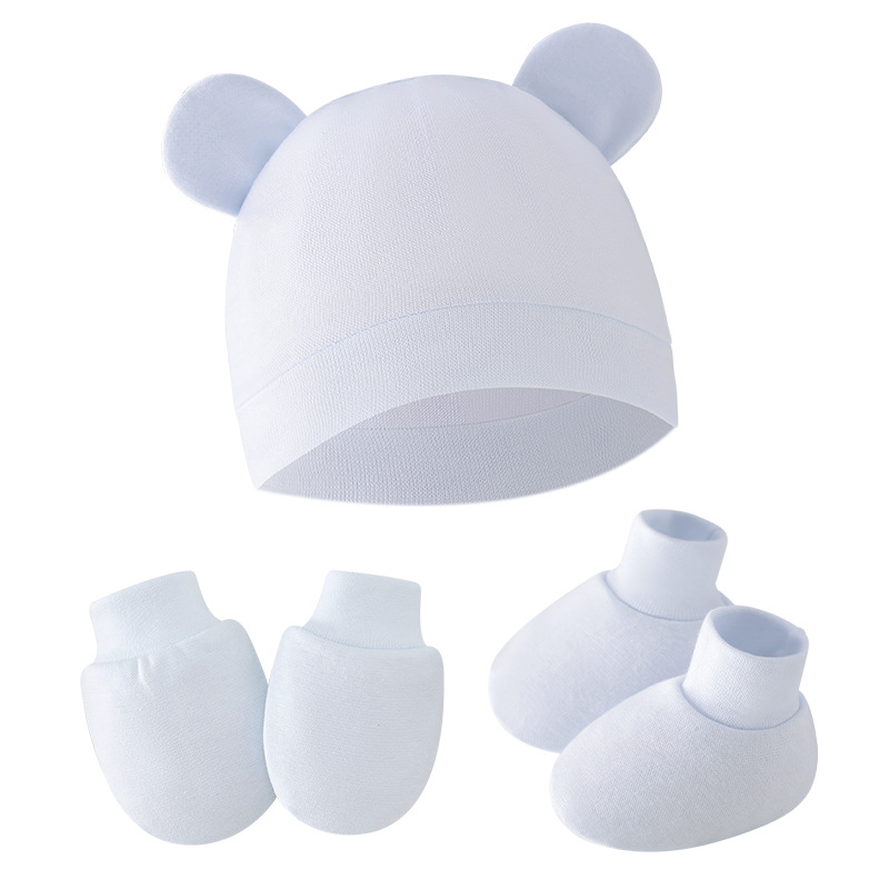 قبعة وقفازات وجوارب للأطفال حد - مراجعة Infant Beanie Hat With Ears وسعره