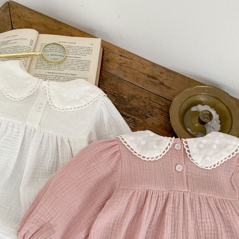 رومبير قطعة واحدة مع ياقة من ا - مراجعة Newborn Baby Girl Romper Floral وسعره