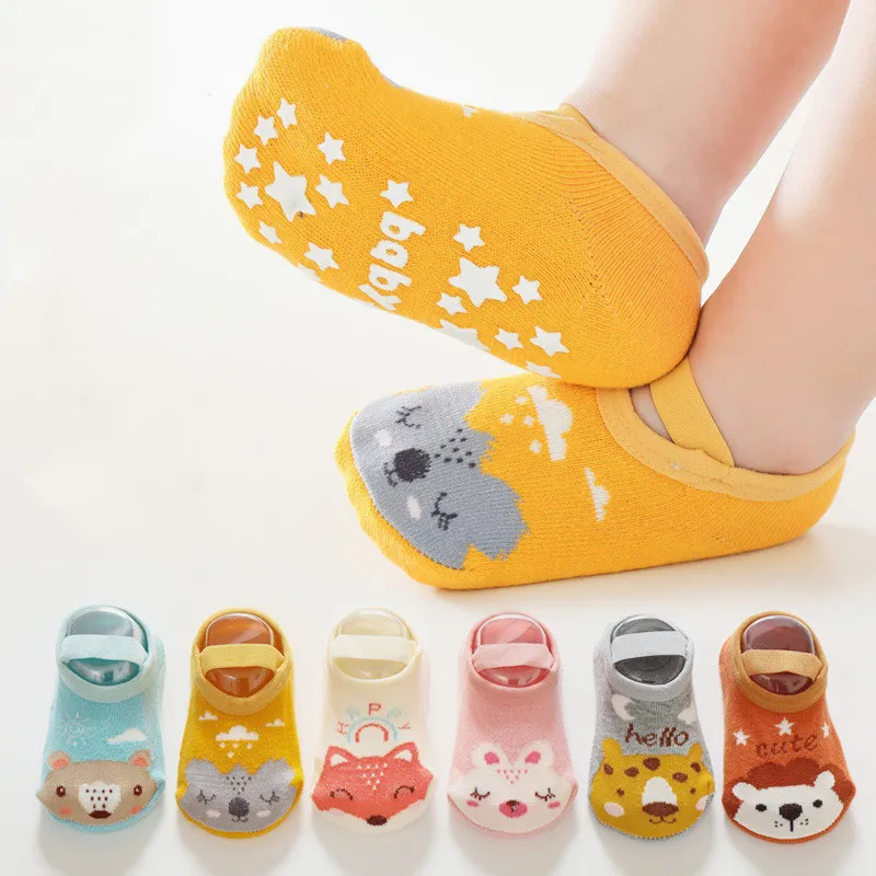 0-3Years الوليد الطفل بنات بني - مراجعة Unisex Baby Socks Non Slip وسعره