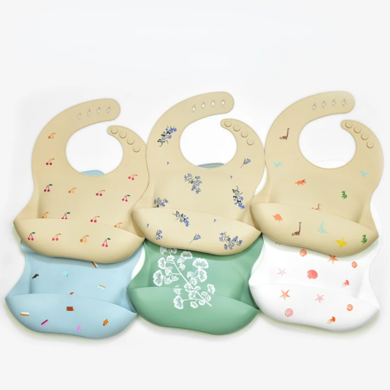 INS Baby Bibs BPA الحرة مقاوم  - مراجعة Waterproof Baby Bibs Silicone وسعره